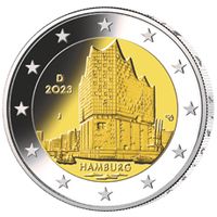 2 EURO Hamburg Elbphilharmonie. 24.01.2023